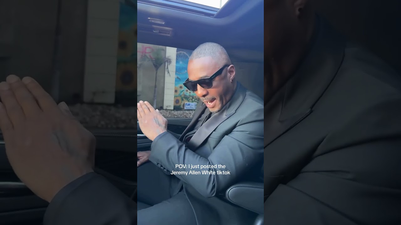 #IdrisElba didn't think his daughter's TikTok about his Calvin Klein campaign was fetch. 🎥:IsanElba