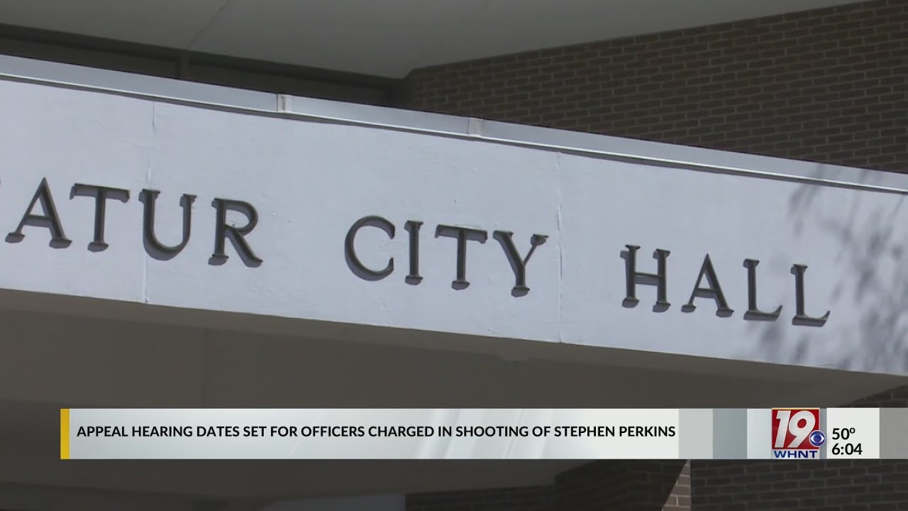 Appeal Hearing Dates Set for Officers Charged in Shooting of Stephen Perkins | Dec. 21, 2023 | News