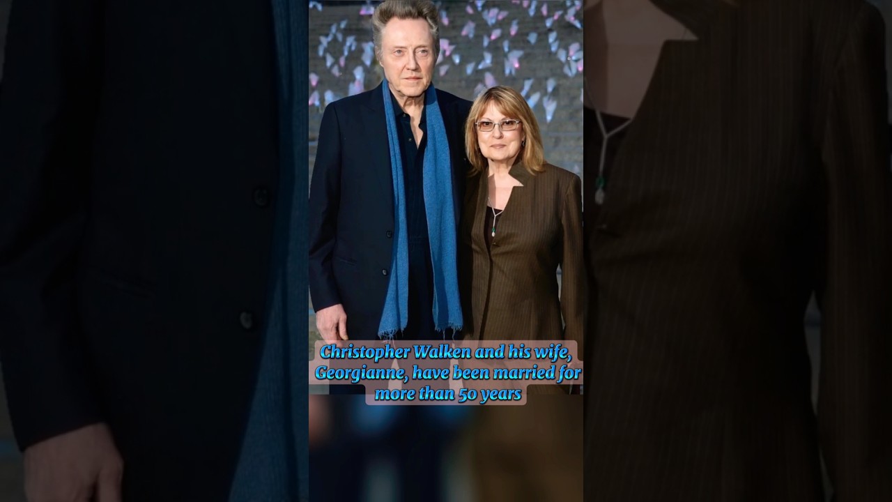 Christopher and Georgianne Walken's 54-Year Journey of marriage#love #hollywood