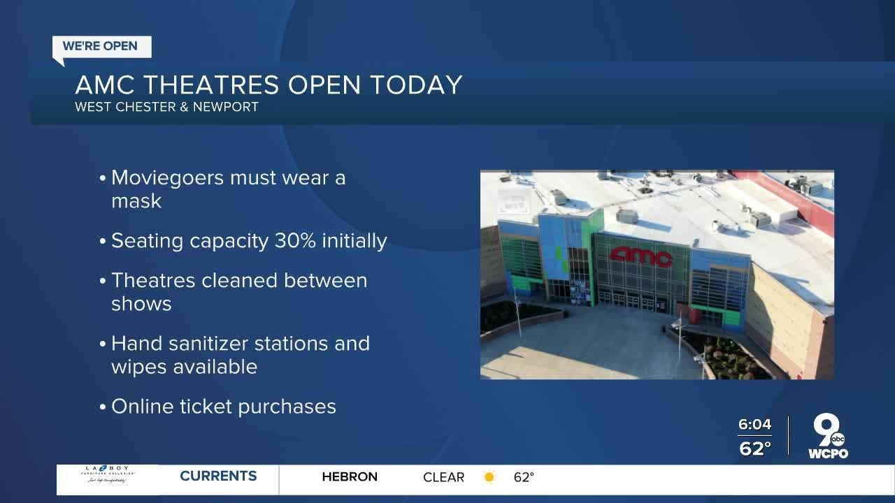 AMC reopening in Newport and West Chester