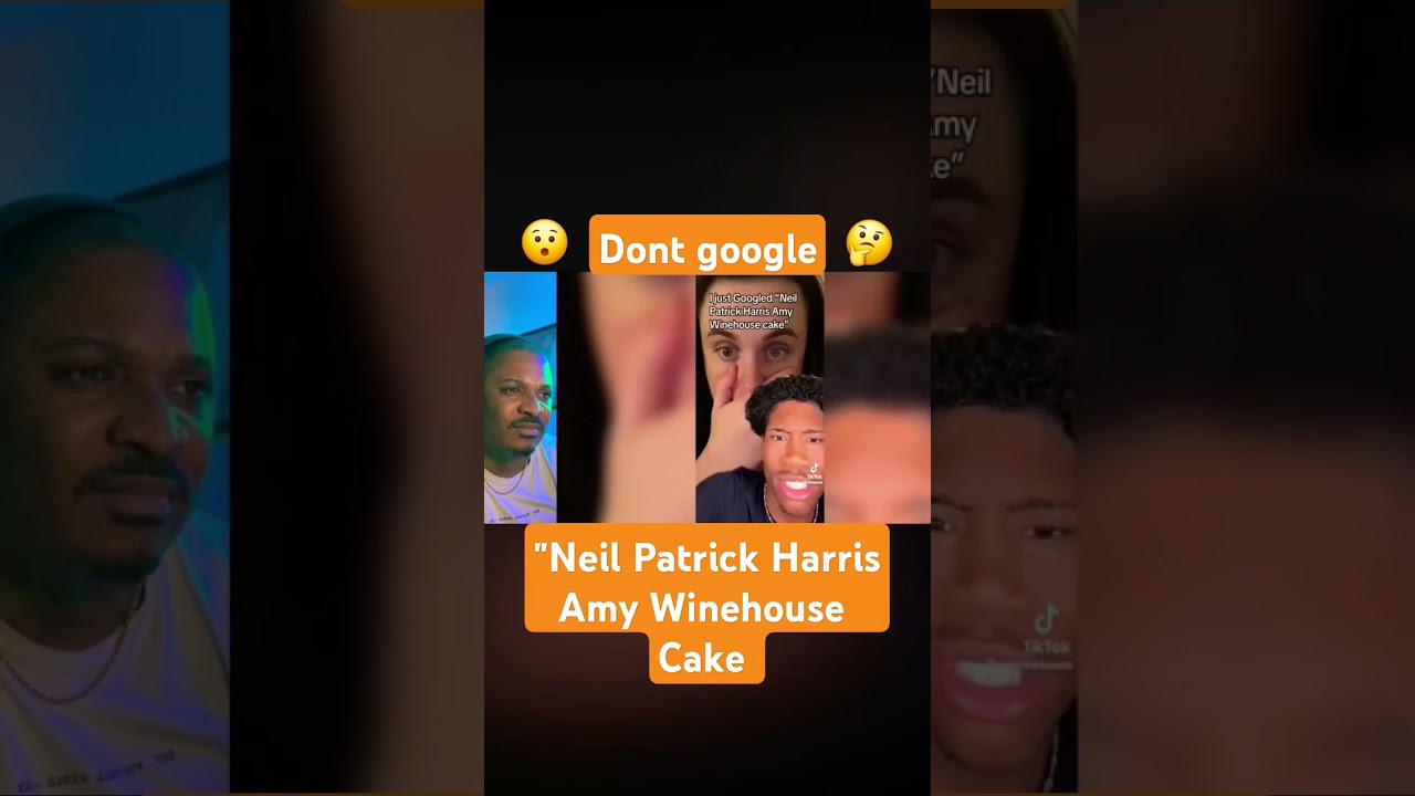 Do not google NEIL PATRICK HARRIS AMY WINEHOUSE CAKE - BIZARRE