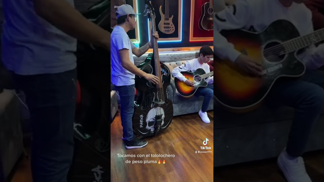 Siempre pendientes con el parka tololoche🔥🎸 #pesopluma #luisrconriquez #tololoche