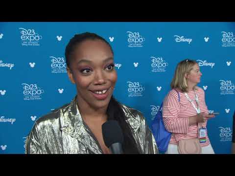 Star Wars: The Rise of Skywalker: Naomi Ackie D23 Official Movie Interview | ScreenSlam