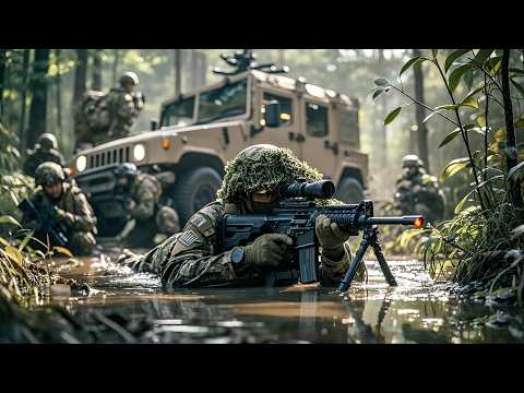 2025 Action Movie! An elite sniper lurks beneath the water, takes out terrorists in a blink!