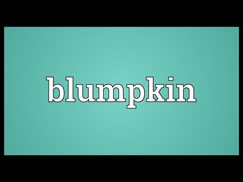 Blumpkin Meaning