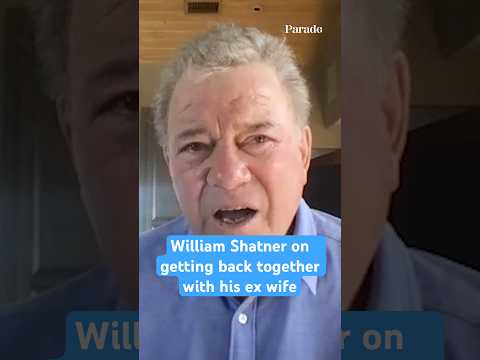 William Shatner on getting back together with his ex wife #williamshatner