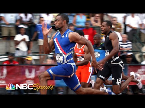 Tyson Gay's 9.68: a "World Record" at 2008 Olympic trials | NBC Sports