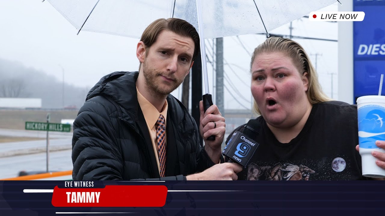 Trailer Trash Tammy goes LIVE on the News