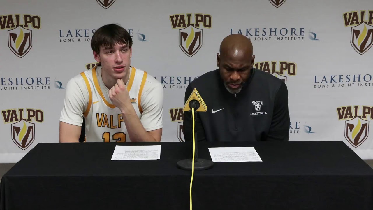 Valpo Men's Basketball Post Game Press Conference: Jan 25th vs Evansville Aces