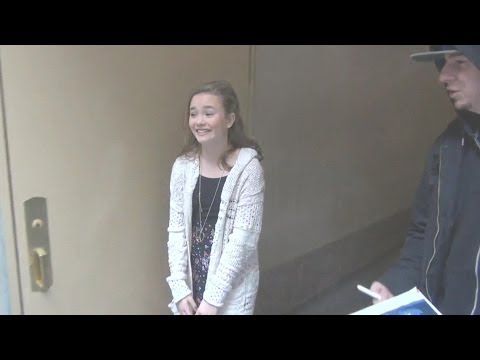 Paparazzi: Johnny Sequoyah exits The Today Show and walking to her car outside