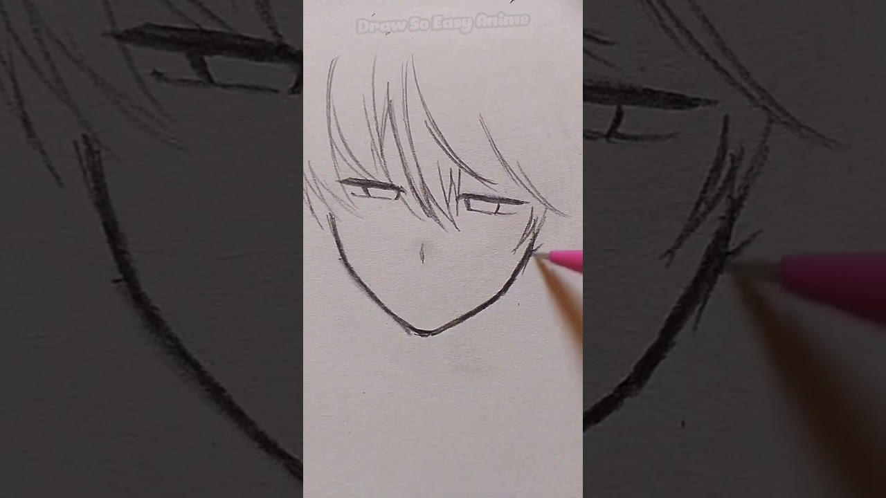 Anime boy  drawing #sketch #drawing #art