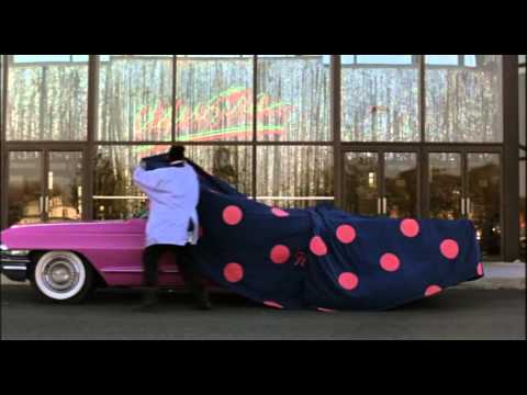 Hollywood Montrose (Meshach Taylor) covers his car - Mannequin (1987)