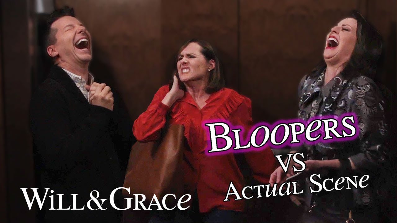 Hilarious Bloopers VS Actual Scene (The Revival Season 1) | Will & Grace