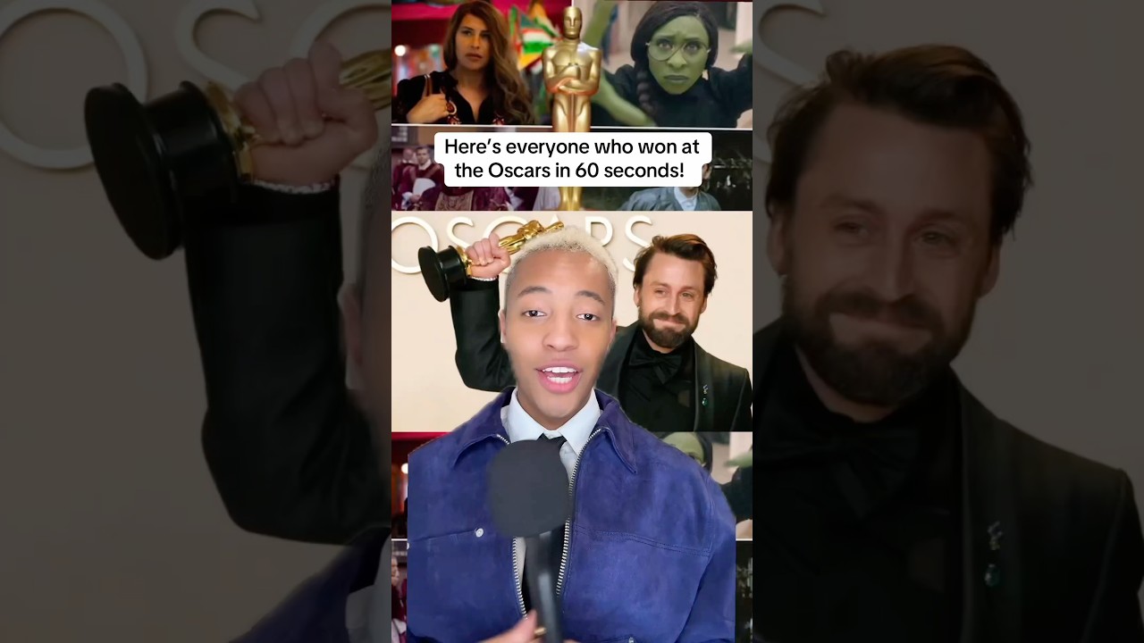 Everyone who won at the Oscars 2025 in 60 seconds