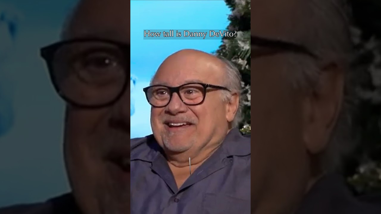 How tall is Danny DeVito  #celebrity #actor #devito