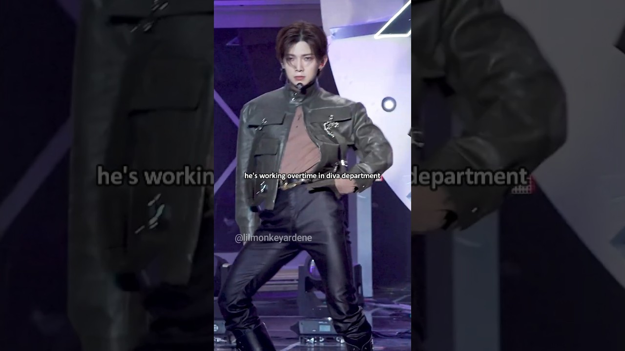 Yeosang's hips don't lie, they serve 😩✨💘💕🛐 #ateez #yeosang #doberman #kangyeosang
