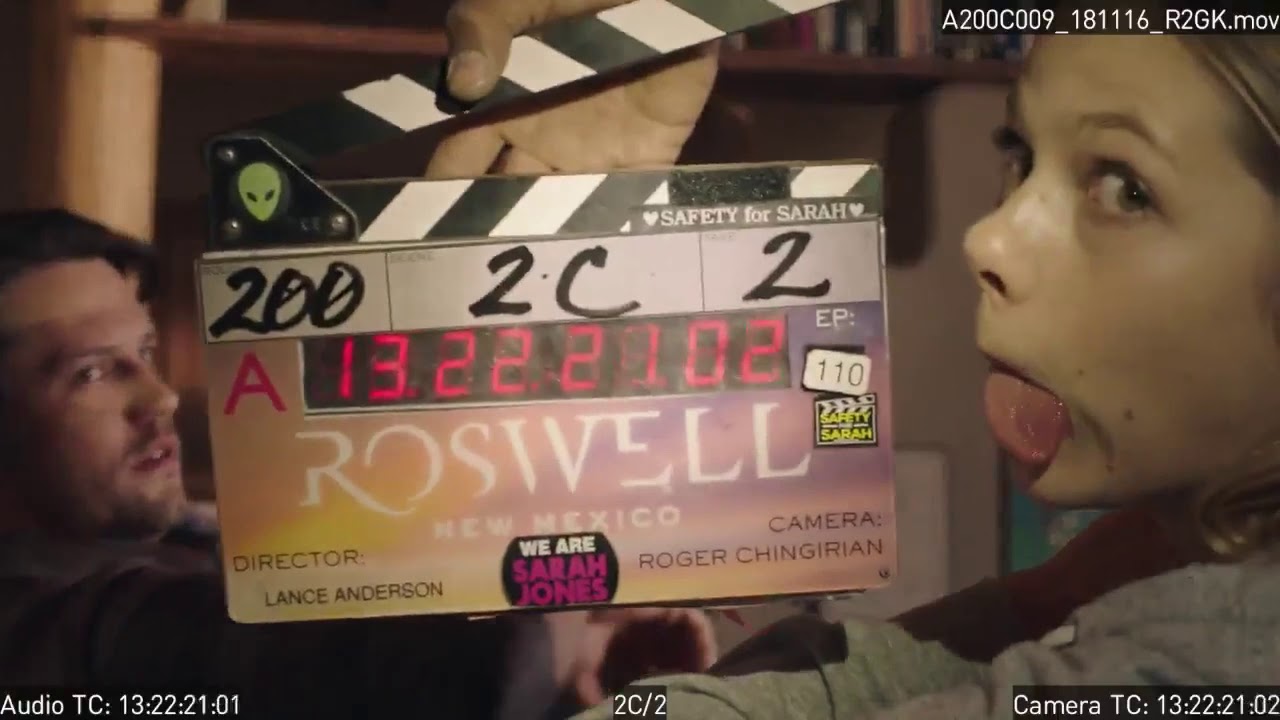 #NathanParsons #JeanineMason Roswell, New Mexico Bloopers🎬