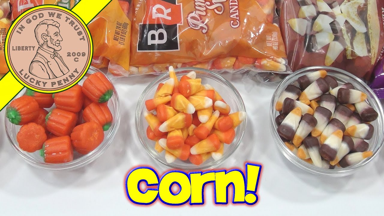 Brachs Candy Corns, S'mores, Pumpkin Spice, Pumpkin & Starburst