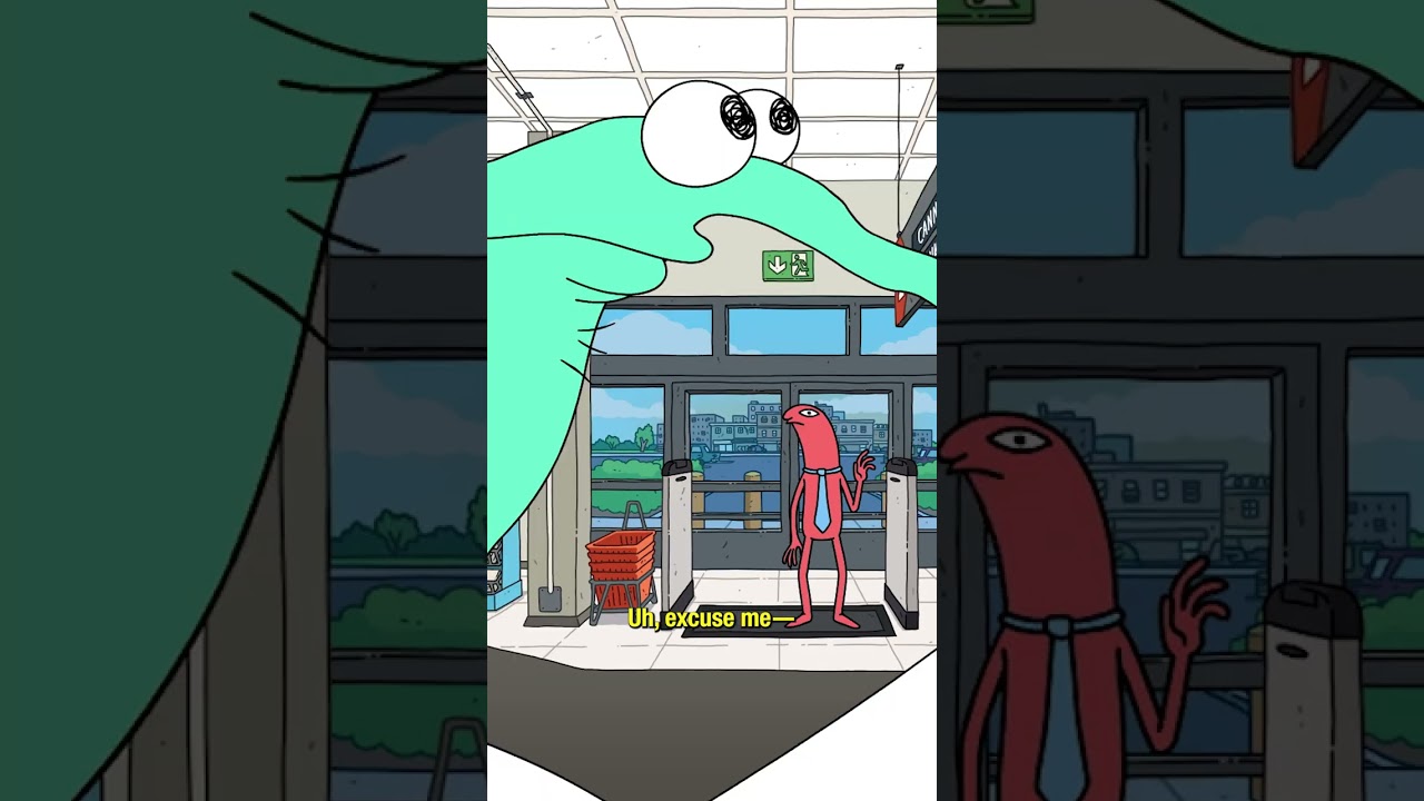 Standard customer service. New episode of Smiling Friends on Max now.