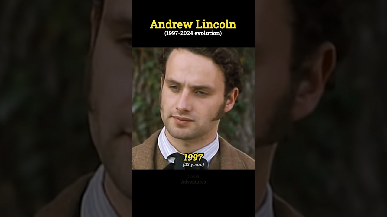 Andrew Lincoln evolution (1997-2024) 🎬✨️ #andrewlincoln #throwback #thewalkingdead