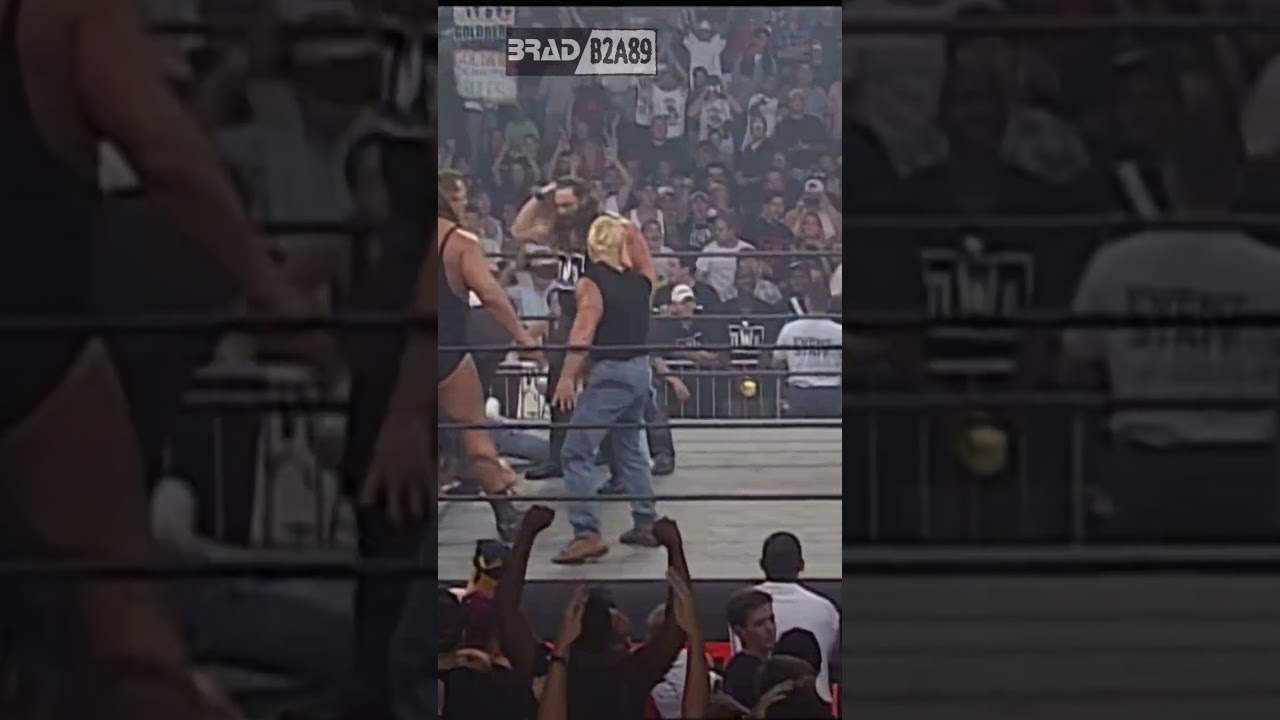 Goldberg runs through the nWo WCW Monday Nitro