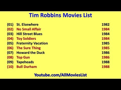 Tim Robbins Movies List