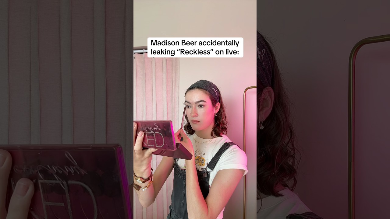 Madison Beer leaking “Reckless” on live: 😭😭
