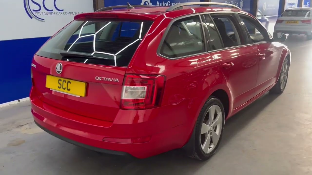 Skoda Octavia red