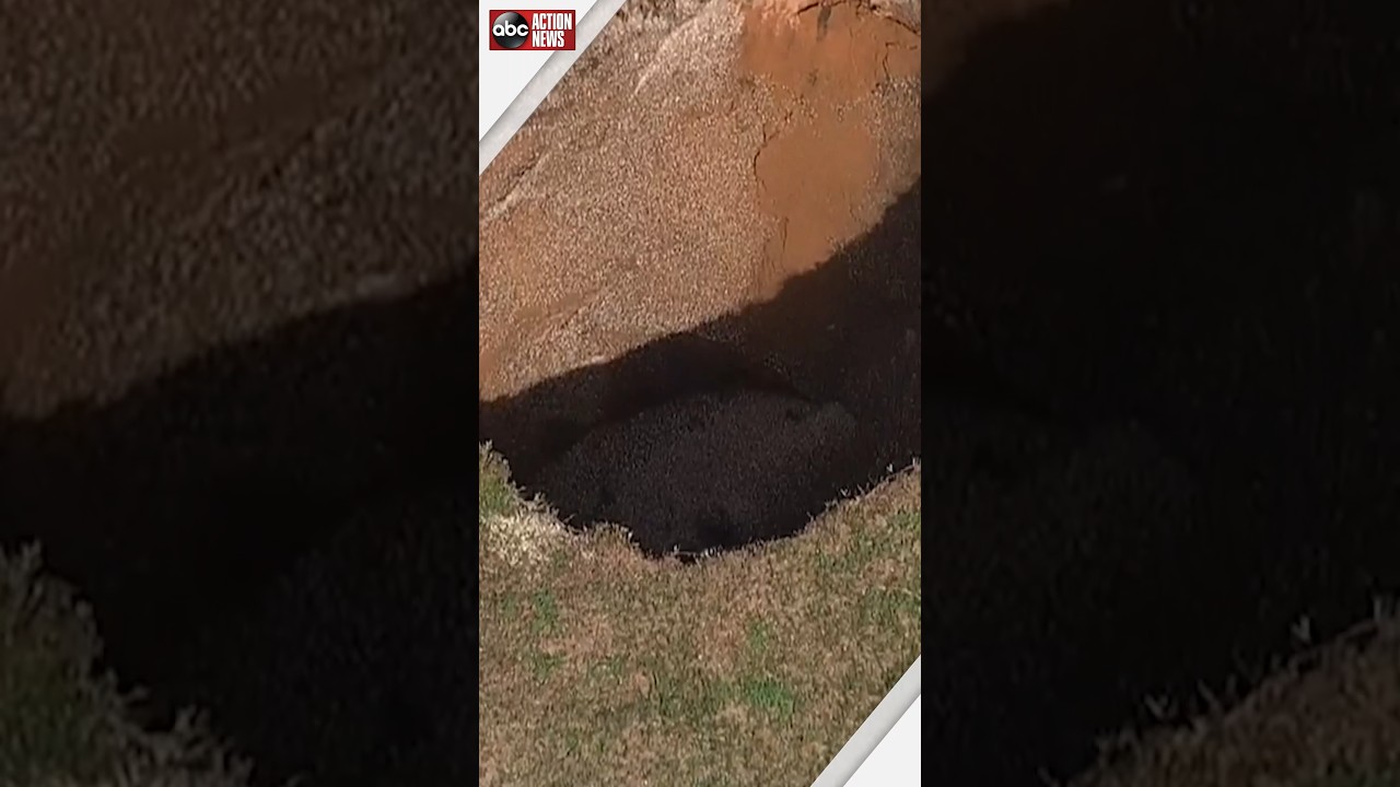 Sinkhole that swallows man in Florida reopens #news #florida #sinkhole