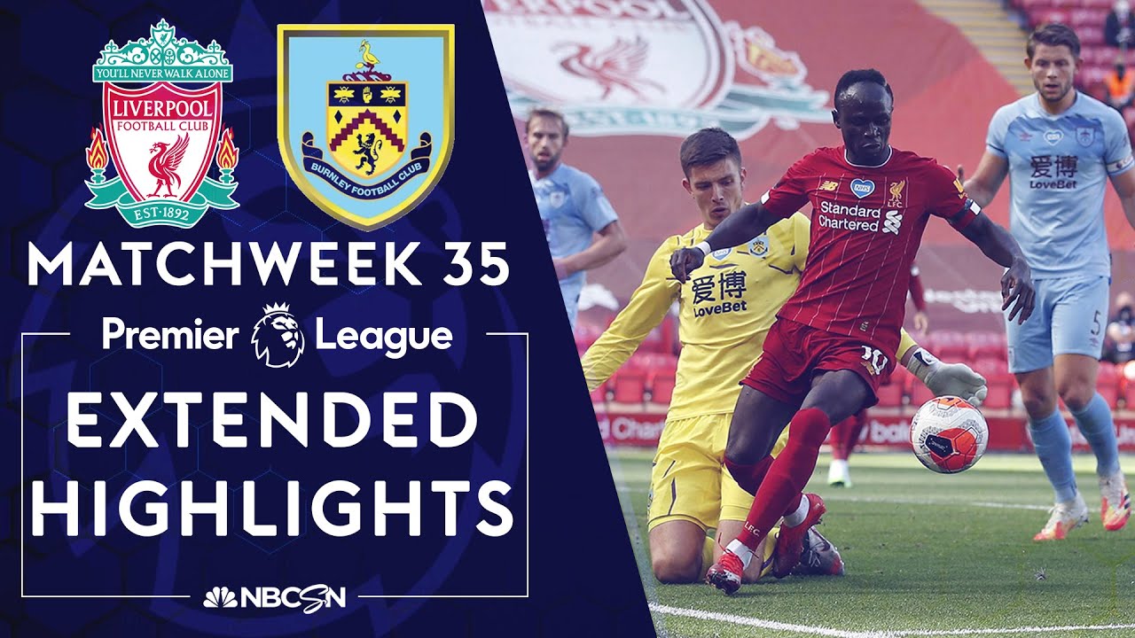 Liverpool v. Burnley | PREMIER LEAGUE HIGHLIGHTS | 7/11/2020 | NBC Sports