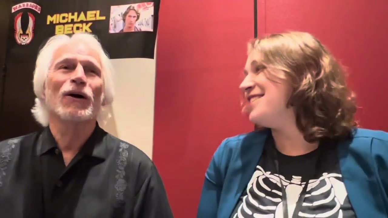 Actor Michael Beck from “The Warriors” (1979) at Flashback Weekend Chicago Horror Convention 2024.