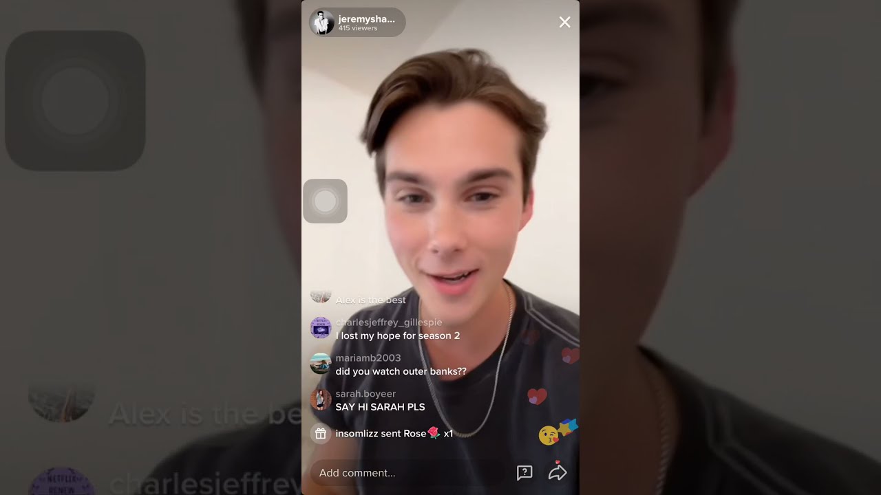 Jeremy Shada doing his Finn voice on TikTok Livestream 3/8/21