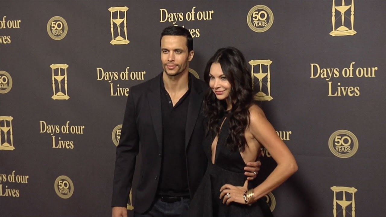 Matt Cedeno & Erica Franco Red Carpet Style at Days of Our Lives 50 Anniversary Party
