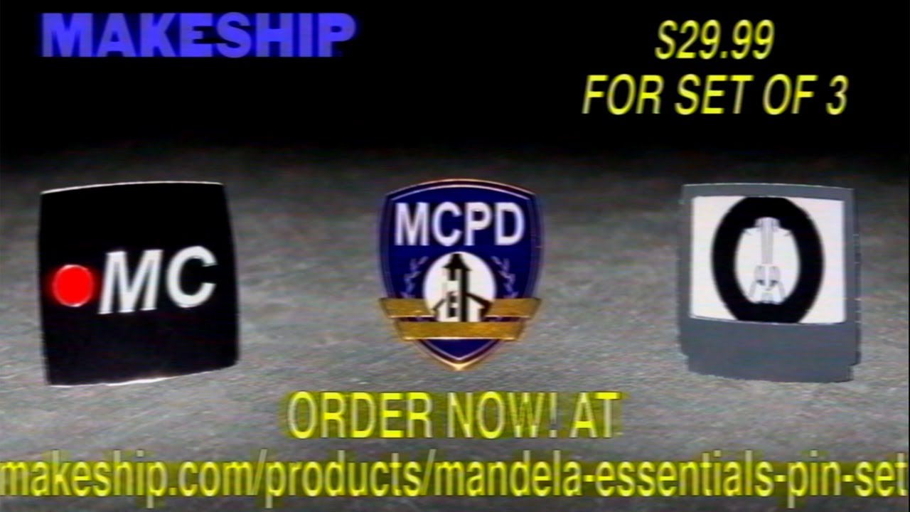 [LIMITED EDITION PINS] Makeship Mandela Essentials Pin Set