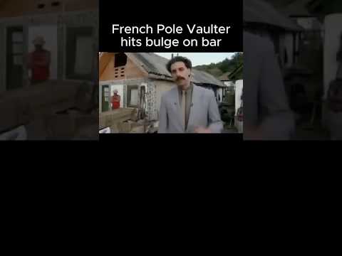 French pole vaulter hits BULGE! #olympics