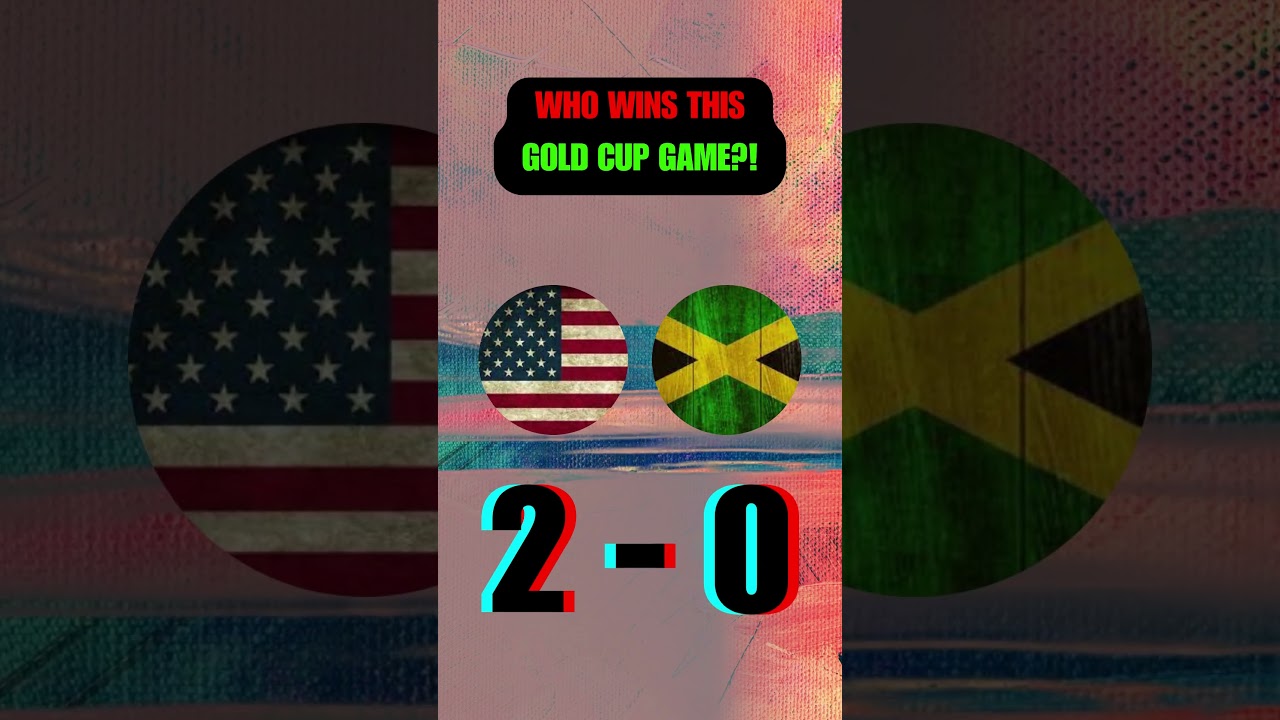 USA vs. Jamaica (Gold Cup) | AI Prediction