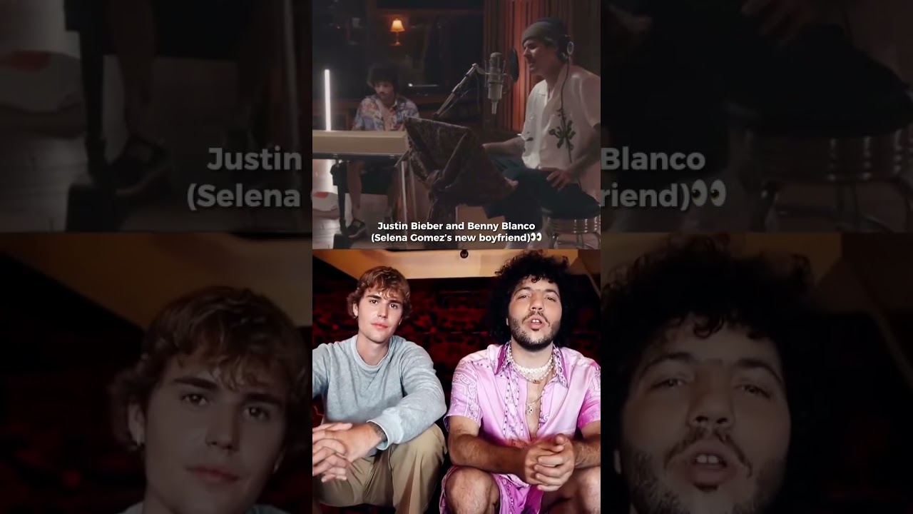 Justin bieber and Benny Blanco(Selena Gomez New BOYFRIEND)👀🔥#selenagomez #justinbieber #bennyblanco