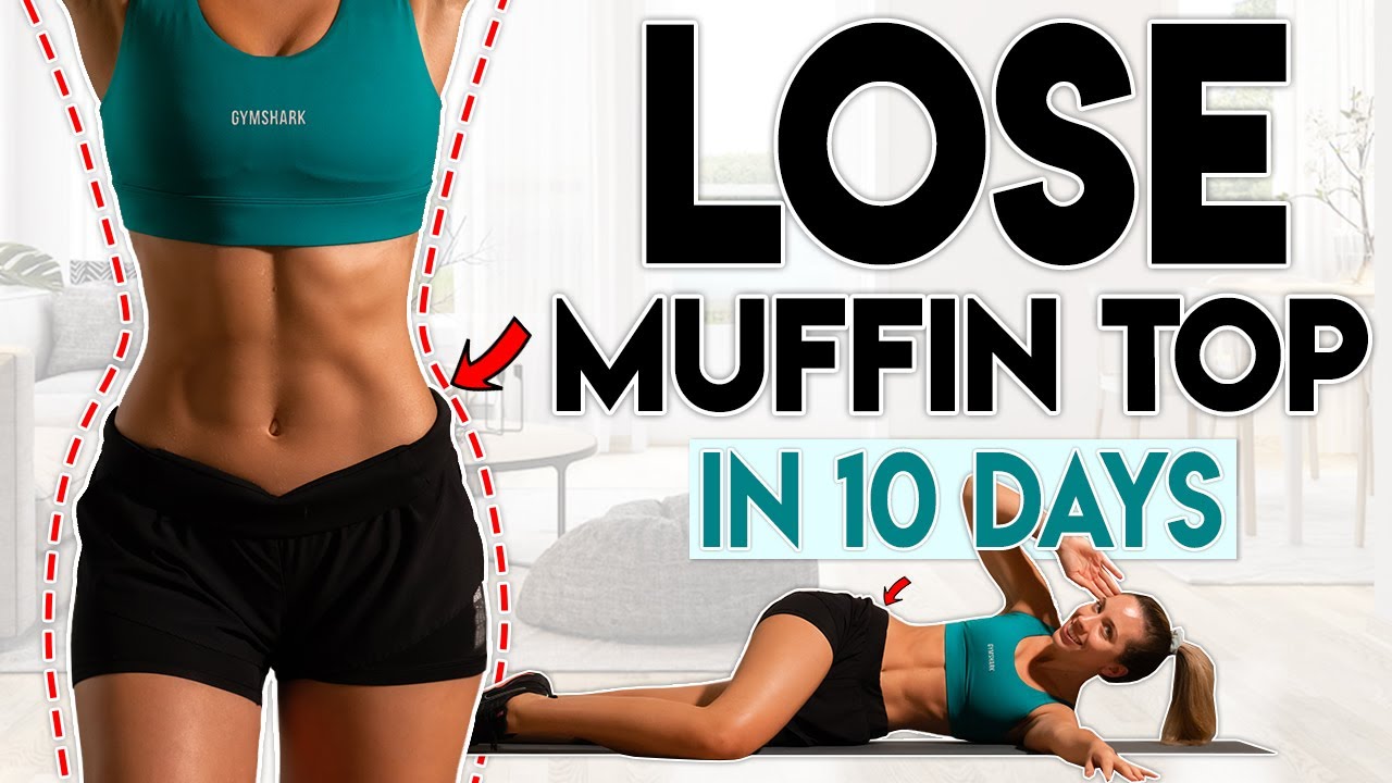 LOSE MUFFIN TOP FAT in 10 Days (love handles) | 10 minute Home Workout
