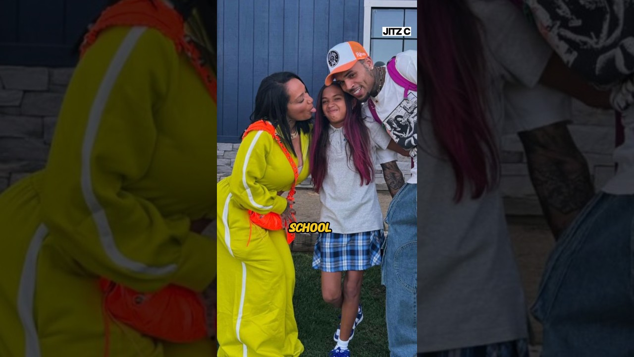 Chris Brown and Nia Guzman Celebrate Daughter Royalty's First Day of 5th Grade.