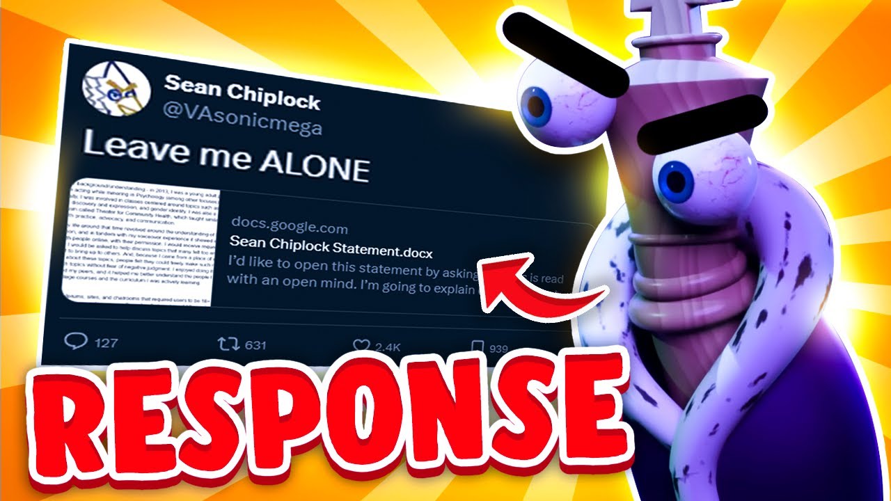 Sean Chiplock Responds to the Allegations