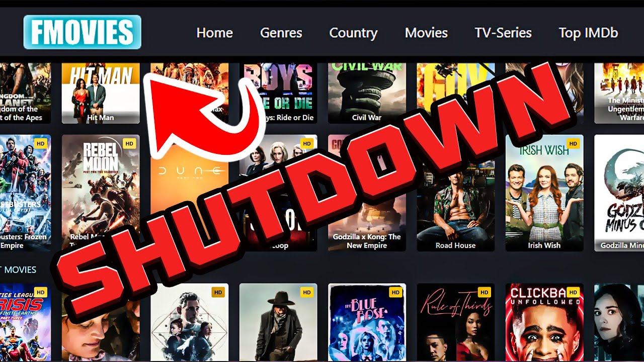 Fmovies SHUTDOWN - Huge Free streaming site disappears