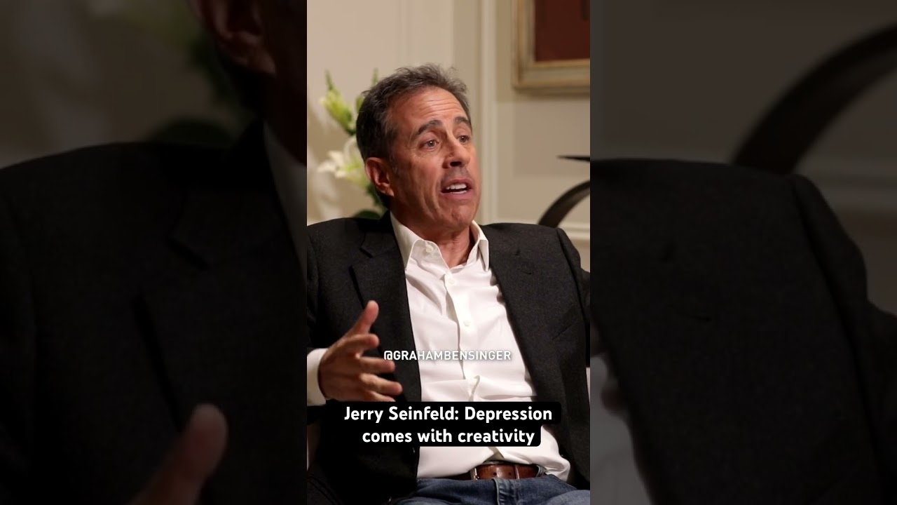 Jerry Seinfeld on the link between depression and creativity #jerryseinfeld #comedy #creativity