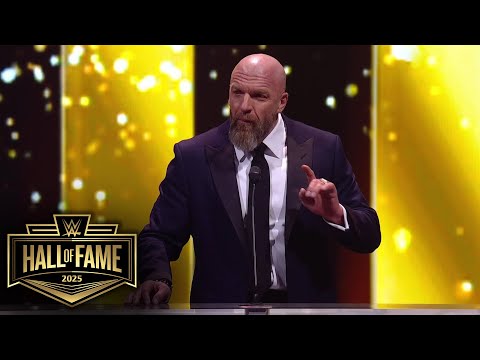 Triple H gets choked up during WWE Hall of Fame speech: WWE Hall of Fame 2025 highlights