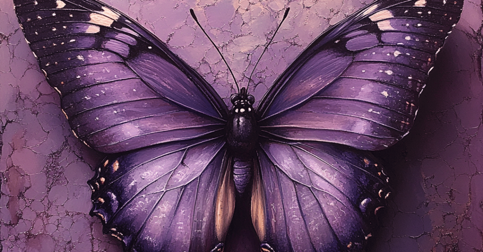 purple butterfly