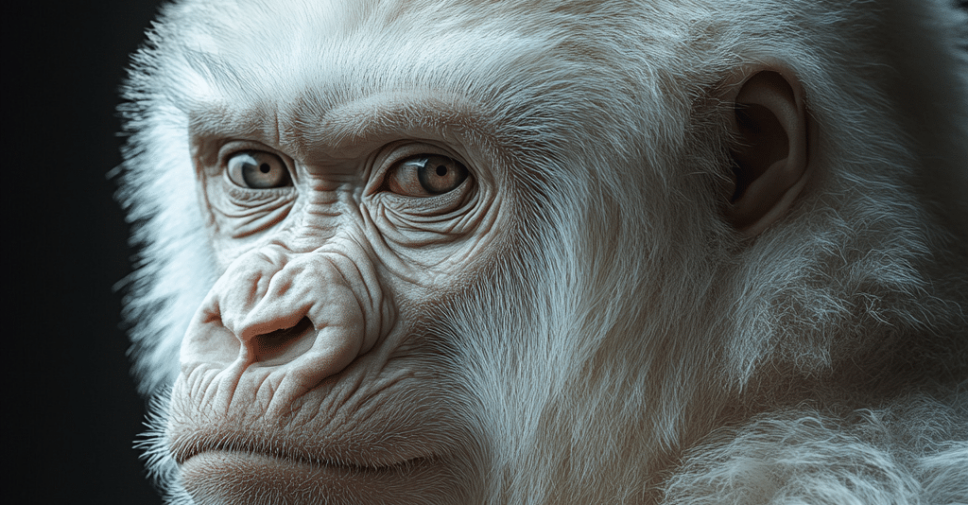 albino gorilla