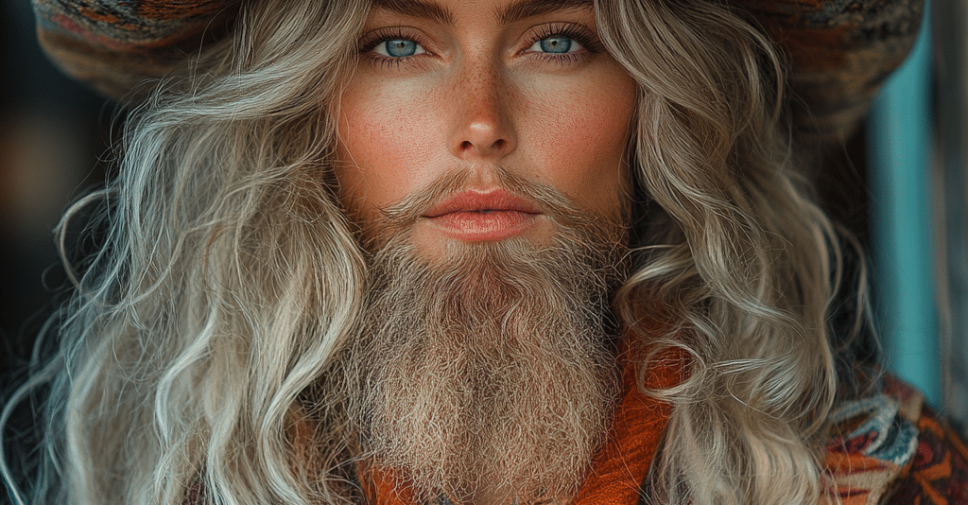 bearded lady