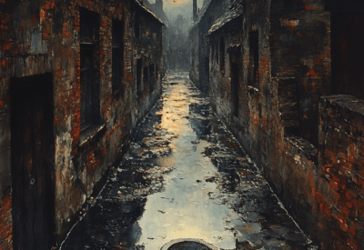 the gutter