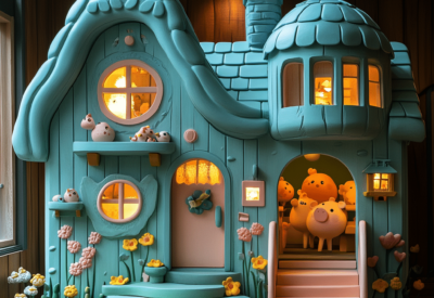 peppa pig house