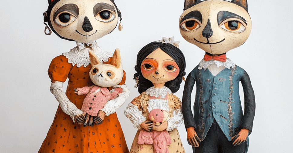 la familia peluche