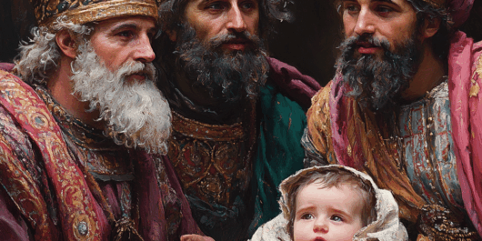 three wise men and a baby